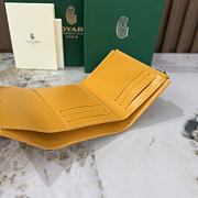 Kitlife Goyard Goyardine Saint-Gabriel Compact Wallet Yellow 12x2.5x9.3cm  - 5