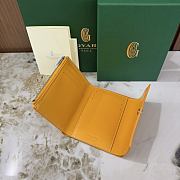 Kitlife Goyard Goyardine Saint-Gabriel Compact Wallet Yellow 12x2.5x9.3cm  - 3