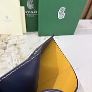 Kitlife Goyard Goyardine Saint-Gabriel Compact Wallet Dark Blue 12x2.5x9.3cm  - 2