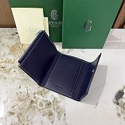 Kitlife Goyard Goyardine Saint-Gabriel Compact Wallet Dark Blue 12x2.5x9.3cm  - 4
