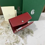 Kitlife Goyard Goyardine Saint-Gabriel Compact Wallet Red 12x2.5x9.3cm - 6