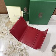Kitlife Goyard Goyardine Saint-Gabriel Compact Wallet Red 12x2.5x9.3cm - 4