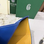 Kitlife Goyard Goyardine Saint-Gabriel Compact Wallet Blue 12x2.5x9.3cm - 3