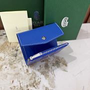 Kitlife Goyard Goyardine Saint-Gabriel Compact Wallet Blue 12x2.5x9.3cm - 2