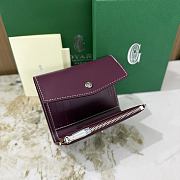 Kitlife Goyard Goyardine Saint-Gabriel Compact Wallet Burgundy 12x2.5x9.3cm  - 4