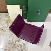 Kitlife Goyard Goyardine Saint-Gabriel Compact Wallet Burgundy 12x2.5x9.3cm  - 2