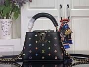 Kitlife Louis Vuitton x TM Mini Capucines Bag Black M27637 21x14x8cm - 1