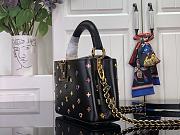 Kitlife Louis Vuitton x TM Mini Capucines Bag Black M27637 21x14x8cm - 2