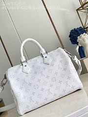 Kitlife Louis Vuitton Speedy Bandoulière 30 Bag White M27144 32x22.5x18cm  - 3