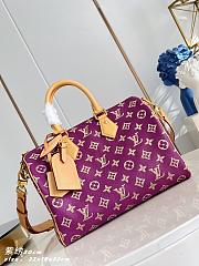 Kitlife Louis Vuitton Speedy P9 Bandoulière 30 Bag Purple Golden Lotus M28076 32x22.5x18cm - 1