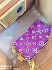 Kitlife Louis Vuitton Speedy P9 Bandoulière 30 Bag Purple Golden Lotus M28076 32x22.5x18cm - 6