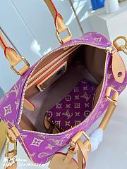 Kitlife Louis Vuitton Speedy P9 Bandoulière 30 Bag Purple Golden Lotus M28076 32x22.5x18cm - 2