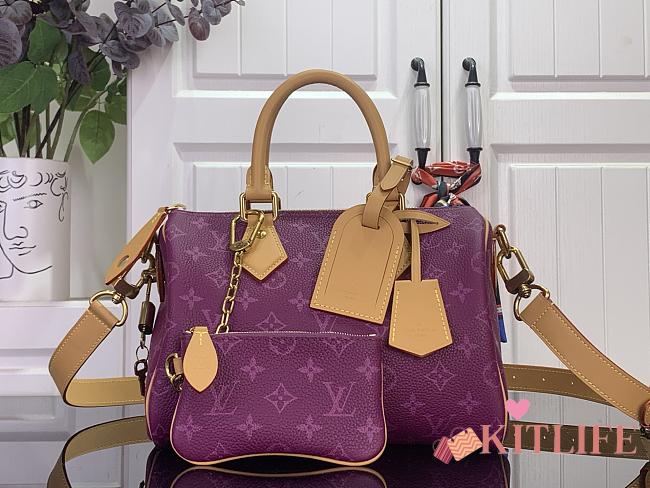 Kitlife Louis Vuitton Speedy P9 Bandoulière 25 Bag Purple Lotus M28383 25x15x15cm - 1