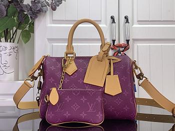 Kitlife Louis Vuitton Speedy P9 Bandoulière 25 Bag Purple Lotus M28383 25x15x15cm