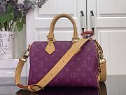 Kitlife Louis Vuitton Speedy P9 Bandoulière 25 Bag Purple Lotus M28383 25x15x15cm - 5
