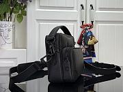 Kitlife Louis Vuitton Nil Bag Black Floral M26783 17.5x11x25cm - 5