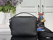 Kitlife Louis Vuitton Nil Bag Black Floral M26783 17.5x11x25cm - 4