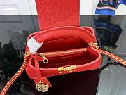 Kitlife Louis Vuitton Capucines East-West Mini Bag Red M27300 22x12x8cm - 5