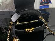  Kitlife Louis Vuitton Capucines East-West Mini Bag Black M27300 22x12x8cm  - 4