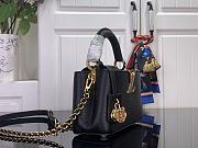  Kitlife Louis Vuitton Capucines East-West Mini Bag Black M27300 22x12x8cm  - 3