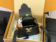 Kitlife Louis Vuitton Capucines Mini Bag Black M14976 21x14x8cm - 6