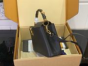 Kitlife Louis Vuitton Capucines Mini Bag Black M14976 17.3x9x27cm - 4