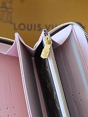 Kitlife Louis Vuitton Zippy Wallet Brown Monogram Snowy Pearl M26256 19.5x10.5x2.5cm - 6