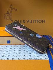 Kitlife Louis Vuitton Zippy Wallet Brown Monogram Snowy Pearl M26256 19.5x10.5x2.5cm - 5