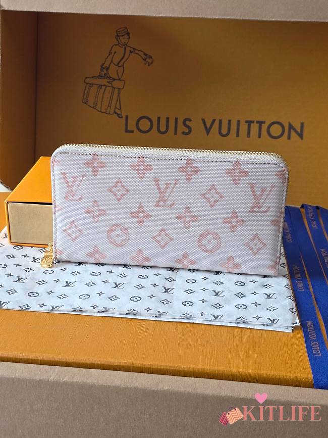 Kitlife Louis Vuitton Zippy Wallet Monogram Origine Lin M27685 19.5x10.5x2.5cm - 1