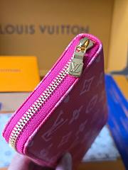 Kitlife Louis Vuitton Zippy Wallet Monogram Rose Red M27687 19.5x10.5x2.5cm  - 4