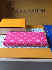 Kitlife Louis Vuitton Zippy Wallet Monogram Rose Red M27687 19.5x10.5x2.5cm  - 2