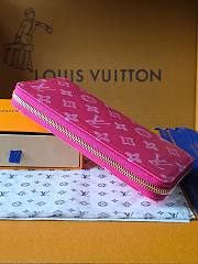 Kitlife Louis Vuitton Zippy Wallet Monogram Rose Red M27687 19.5x10.5x2.5cm  - 3