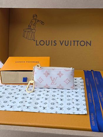 Kitlife Louis Vuitton Key Pouch Monogram Origine Lin M27673 12x7x1.5cm