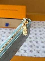 Kitlife Louis Vuitton Key Pouch Monogram Origine Vert Asnières M27672 12x7x1.5cm  - 5