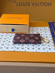 Kitlife Louis Vuitton Key Pouch Monogram Origine Ebene M27671 12x7x1.5cm  - 5