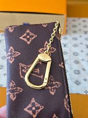 Kitlife Louis Vuitton Key Pouch Monogram Origine Ebene M27671 12x7x1.5cm  - 3