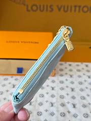 Kitlife Louis Vuitton Key Pouch Monogram Origine Bleu Courrier M27674 12x7x1.5cm  - 6
