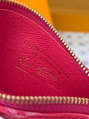 Kitlife Louis Vuitton Key Pouch Monogram Origine Rose Ruban M28325 12x7x1.5cm  - 6