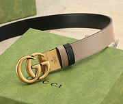Kitlife Gucci GG Marmont Belt Black & Belt Width 3cm - 6