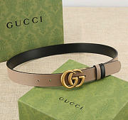 Kitlife Gucci GG Marmont Belt Black & Belt Width 3cm - 3
