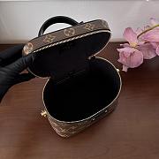 Kitlife Louis Vuitton Vanity PM Bag Brown Monogram M47128 19x11x13cm - 5