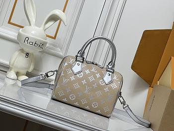 Kitlife Louis Vuitton Speedy Bandoulière 20 Bag Beige & Silver M58953 20.5x13.5x12cm