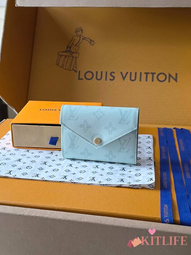 Kitlife Louis Vuitton Victorine Monogram Origine Vert Asnières M27681 12x9.5x2.5cm  - 1