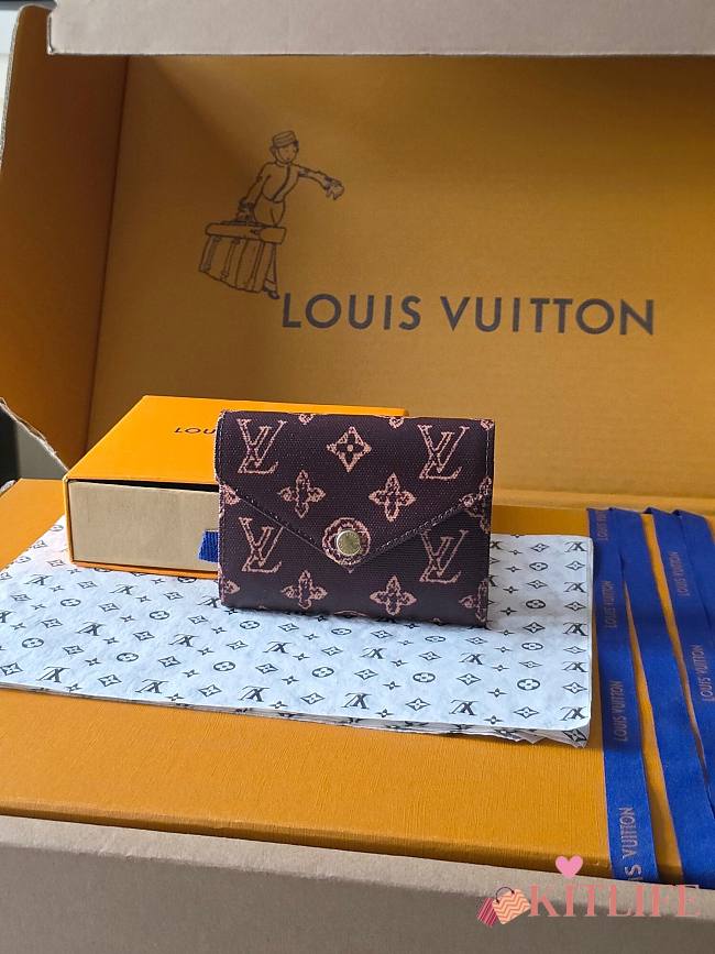 Kitlife Louis Vuitton Victorine Monogram Origine Ebene M27689 12x9.5x2.5cm  - 1