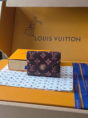 Kitlife Louis Vuitton Victorine Monogram Origine Ebene M27689 12x9.5x2.5cm 