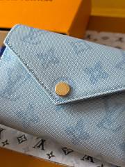 Kitlife Louis Vuitton Victorine Monogram Origine Bleu Courrier M27682 12x9.5x2.5cm  - 3