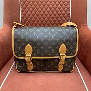 Kitlife Louis Vuitton Satchel Messenger Bag Brown Monogram Canvas M14723 35.5x24x12cm - 1