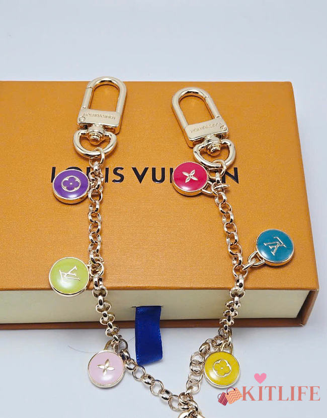 Kitlife Louis Vuitton Colorful Beads Bag Chain - 1