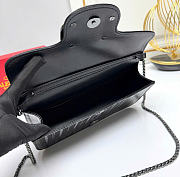 Kitlife Valentino Garavani VLogo Signature Bag Black Metallic 27x13x6cm - 6