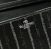 Kitlife Valentino Garavani VLogo Signature Bag Black Metallic 27x13x6cm - 3